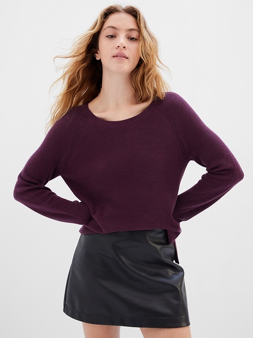 Image number 5 showing, Crewneck Tunic Sweater