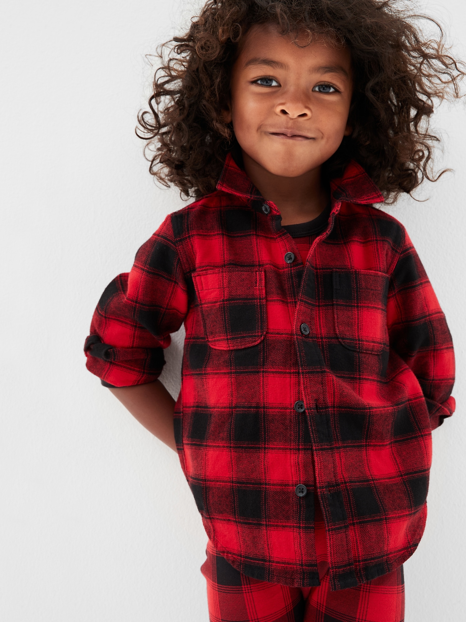 toddler red flannel