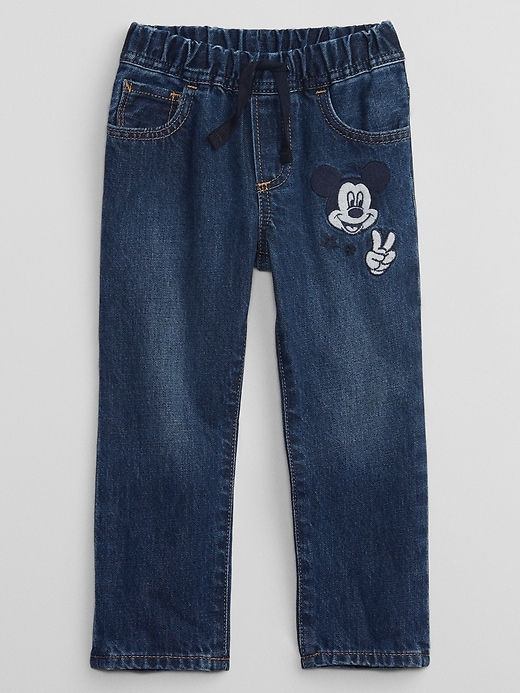 babyGap &#124 Disney Mickey Mouse Pull-On Slim Jeans with Washwell