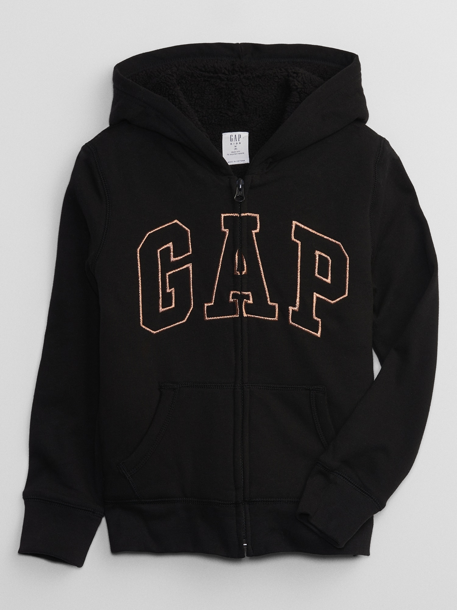 Kids Gap Logo Sherpa Hoodie | Gap Factory