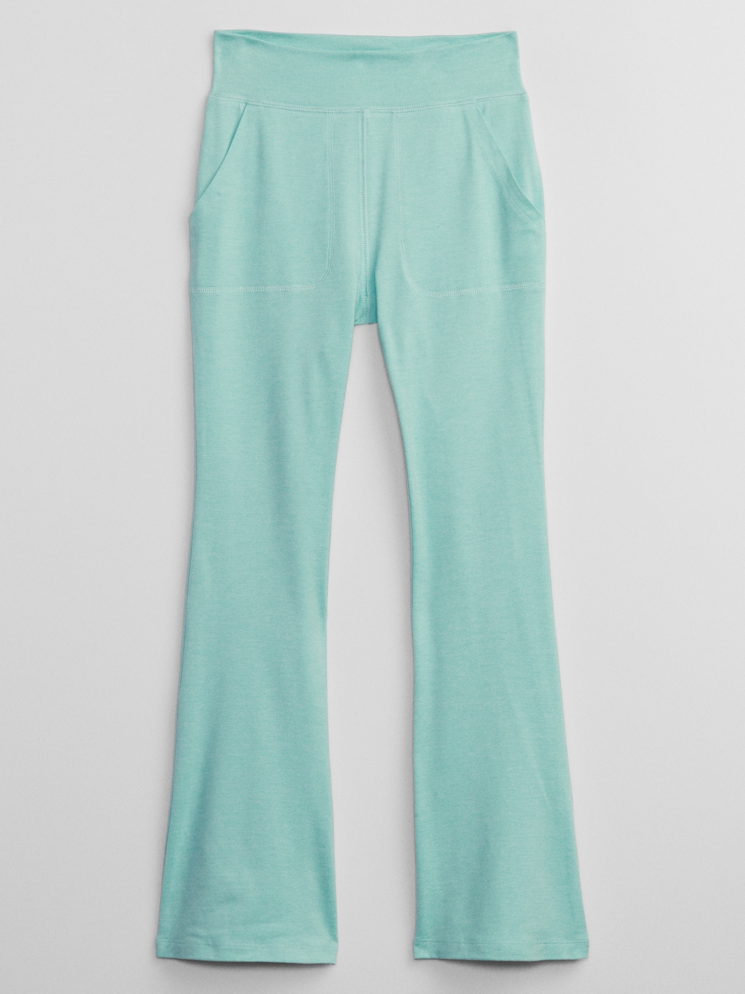 GapFit Kids Brushed Jersey Flare Leggings | Gap Factory