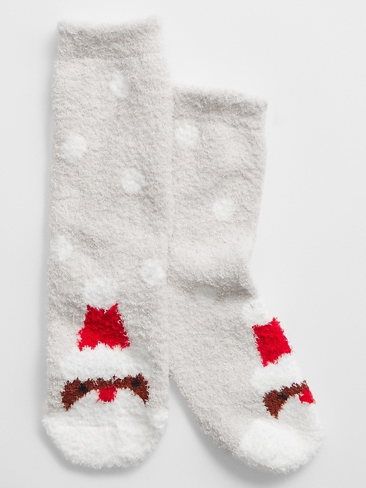 Kids Cozy Santa Socks