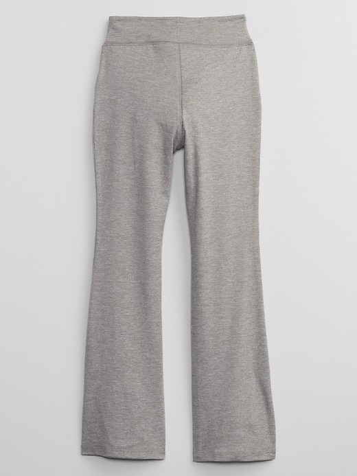 View large product image 2 of 2. GapFit Kids Brushed Jersey Flare Leggings