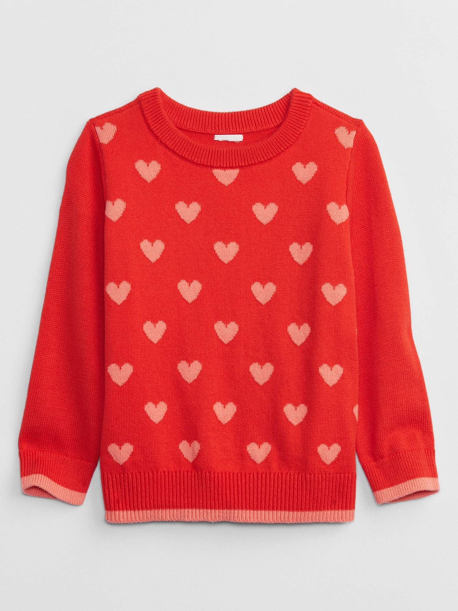 babyGap Heart Print Intarsia Sweater