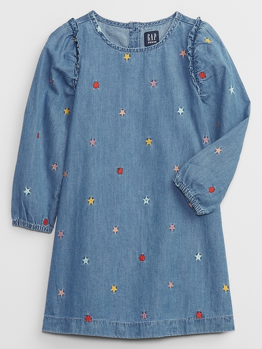 babyGap Embroidered Chambray Dress