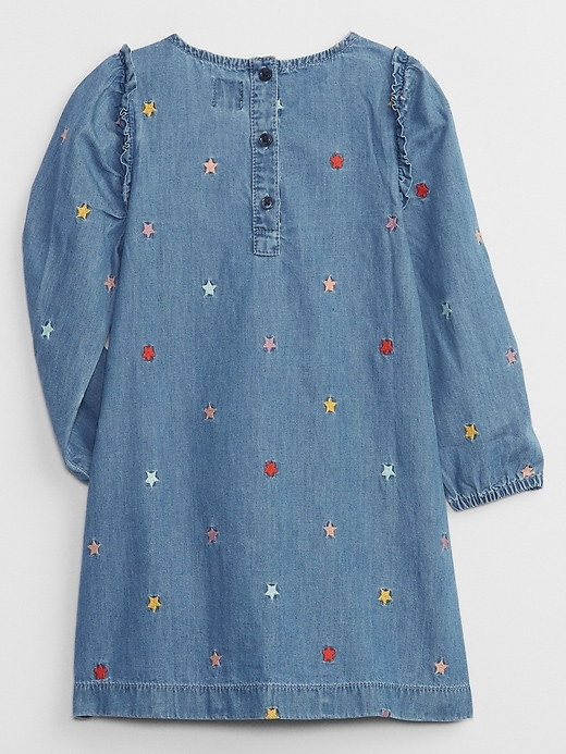 babyGap Embroidered Chambray Dress