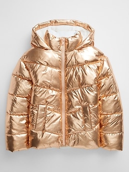【新品未使用タグ付き】Misha&puff ロンギースrose gold Chic Puffer Jacket - Pink with Gold Stars – OOSC Clothing - USA
