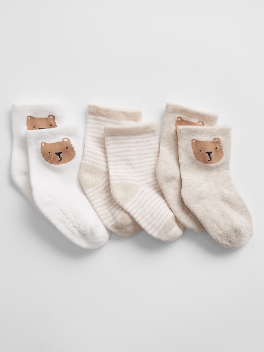 View large product image 1 of 1. Baby Brannan Crew Socks (3-Pack)