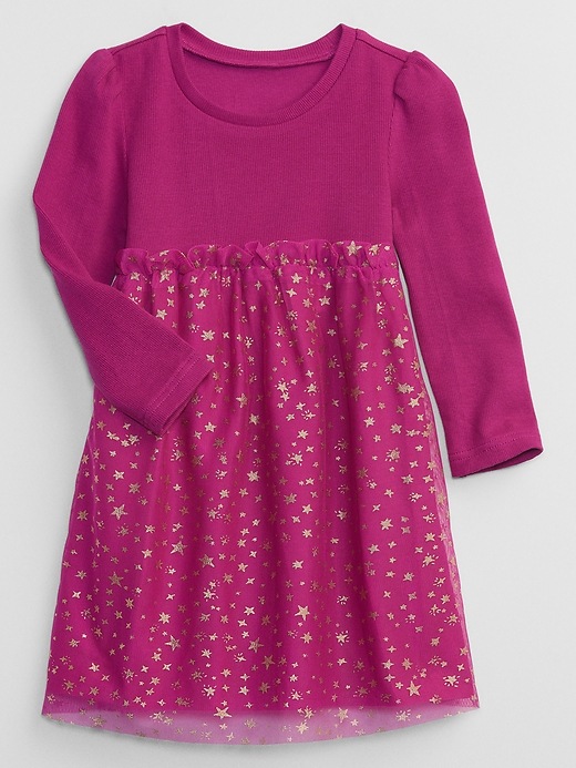 View large product image 1 of 1. babyGap Ribbed Tulle Dress