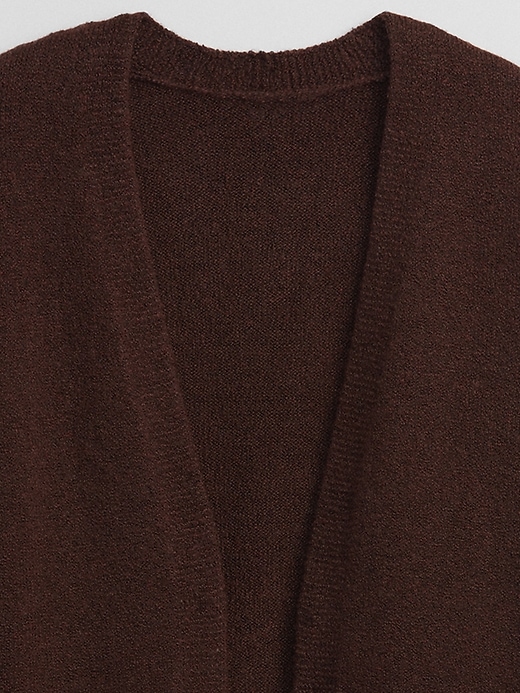 Image number 4 showing, Cozy Long Open-Front Cardigan