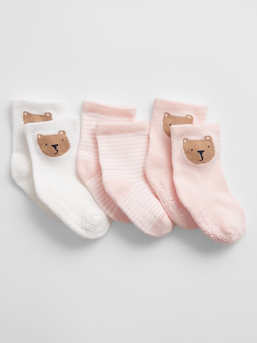 View large product image 1 of 1. Baby Brannan Crew Socks (3-Pack)