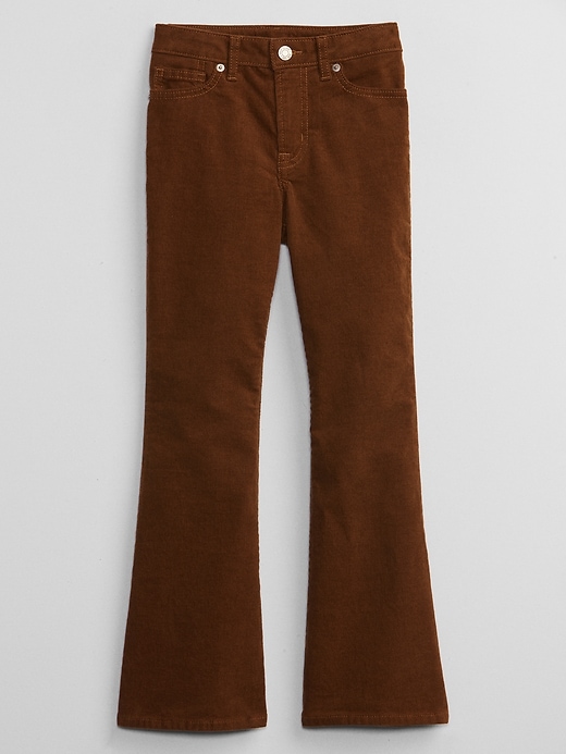 Kids High Rise '70s Flare Corduroy Pants with Washwell