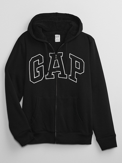 Image number 3 showing, Gap Logo Sherpa-Lined Hoodie