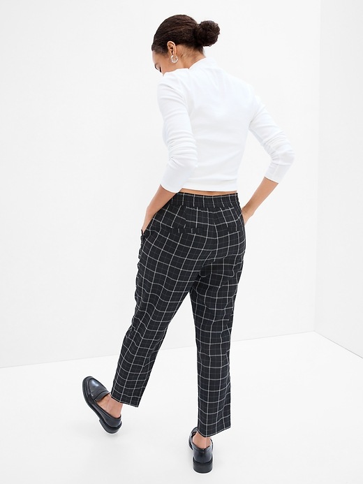 Image number 6 showing, Twill Plaid Easy Pants