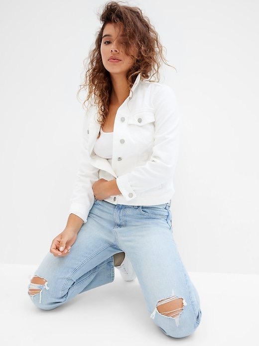 High Rise Destructed '90s Original Straight Jeans with Washwell | Gap ...