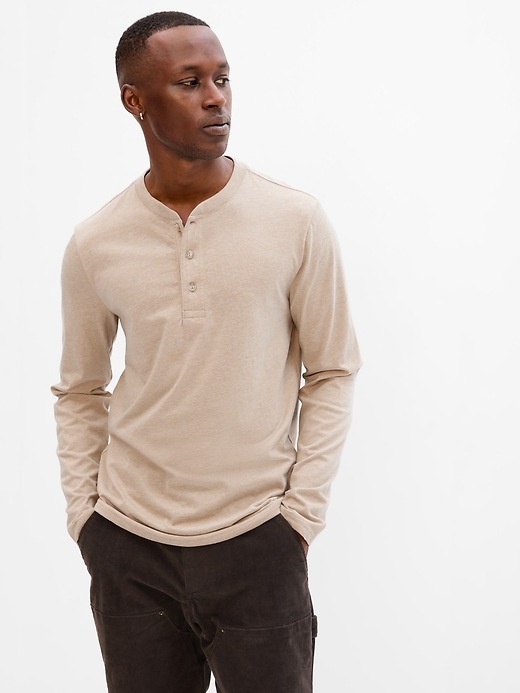 Image number 6 showing, Everyday Soft Henley T-Shirt