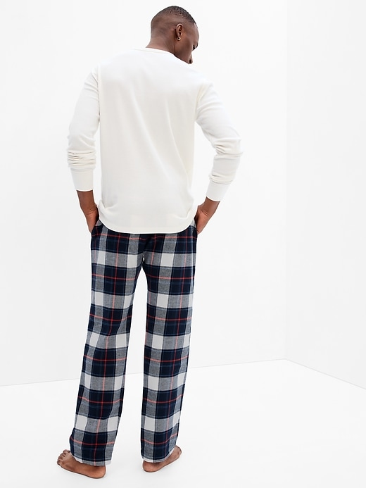 Print Flannel Pajama Pants Gap Factory