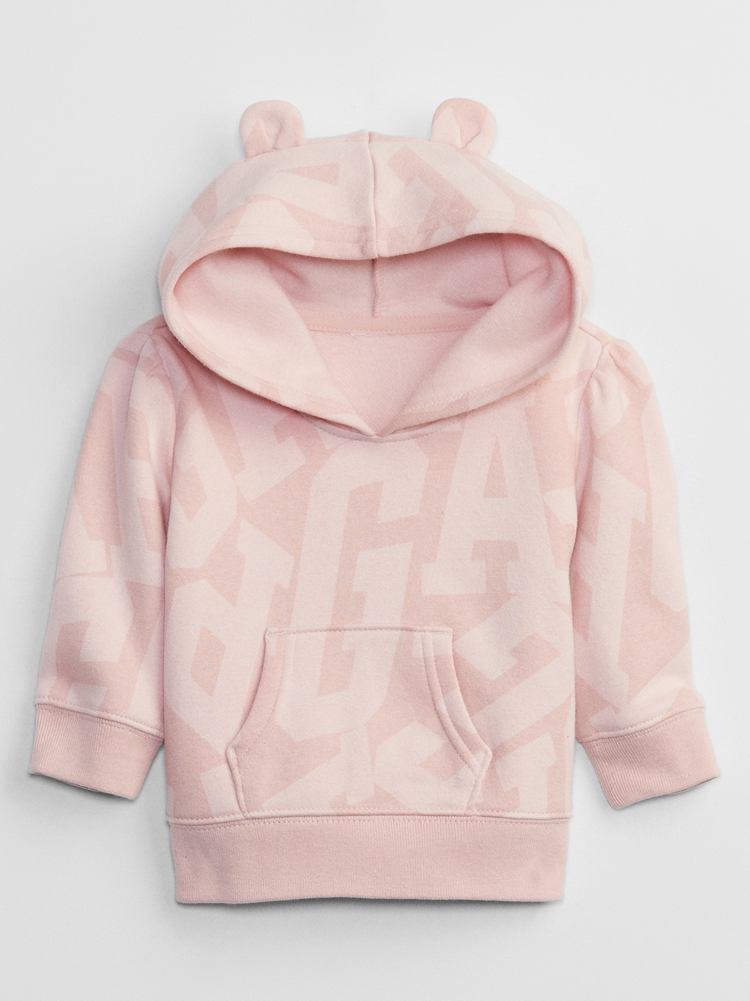 babyGap Logo Print Hoodie