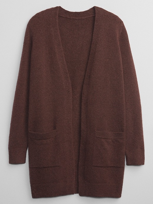 Image number 3 showing, Cozy Long Open-Front Cardigan
