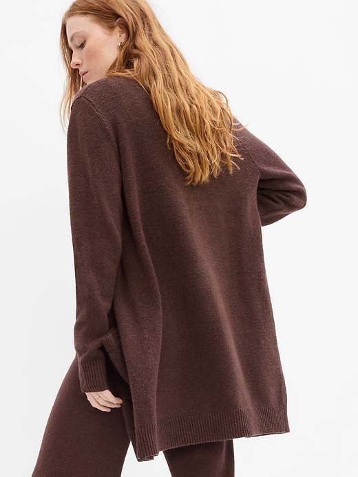 Image number 2 showing, Cozy Long Open-Front Cardigan