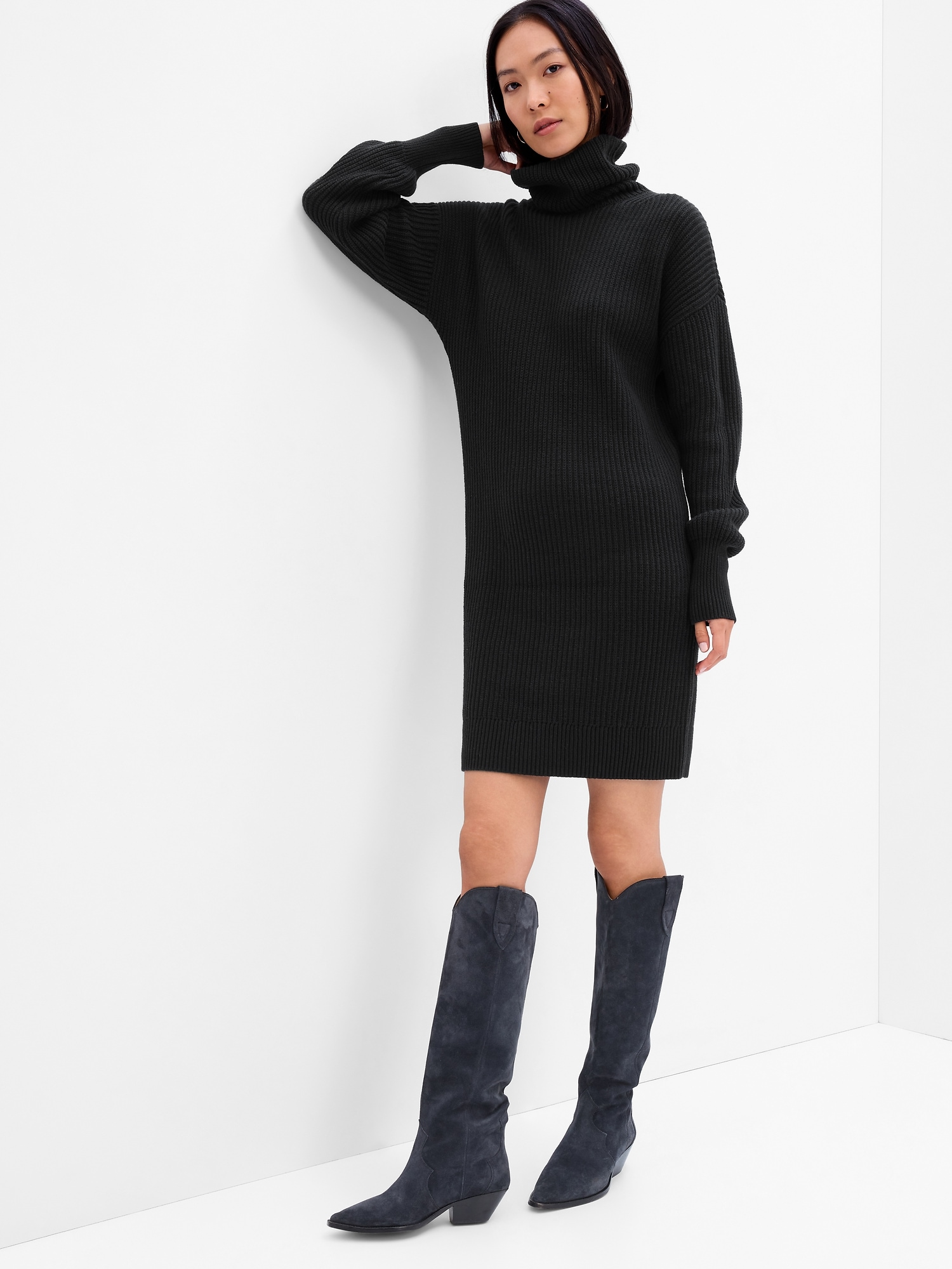 Gap turtleneck sweater dress deals