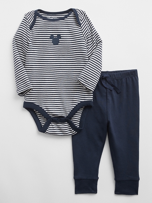 babyGap &#124 Disney Stripe Bodysuit Outfit Set