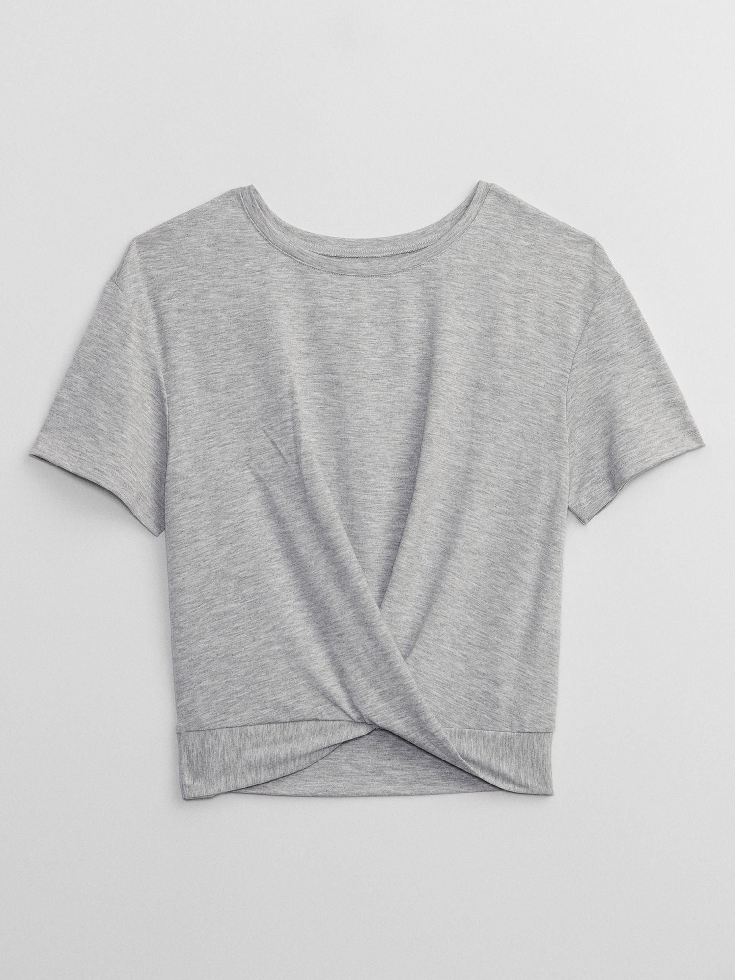 GapFit Kids CoolDry Twist-Front T-Shirt