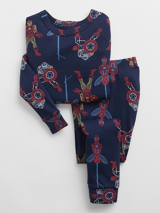 View large product image 1 of 1. babyGap &#124 Marvel Avengers 100% Organic Cotton PJ Set