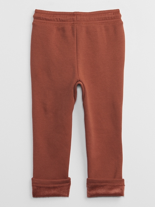 View large product image 2 of 2. GapFit babyGap Cozy-Lined Joggers