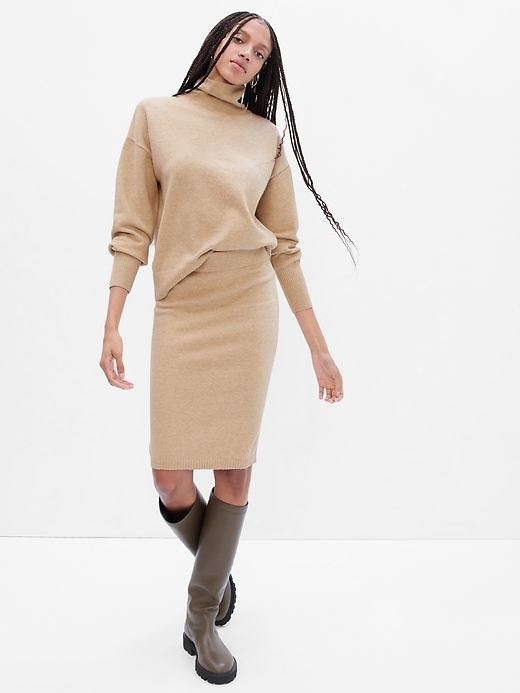Image number 1 showing, Sweater Midi Skirt