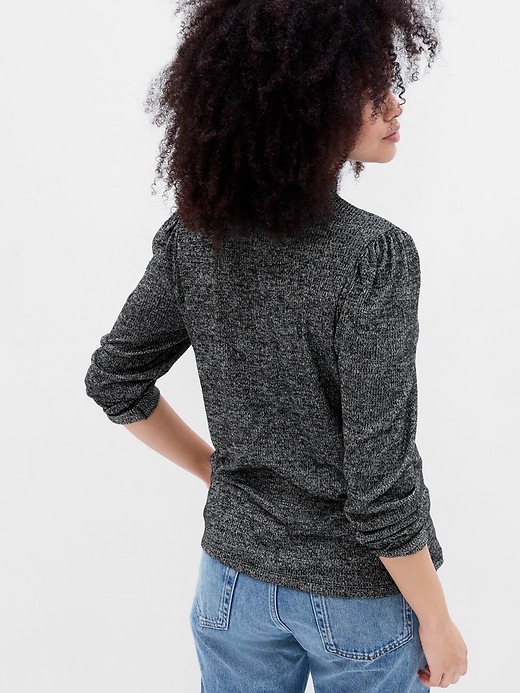 Image number 2 showing, Fitted Puff Sleeve Top