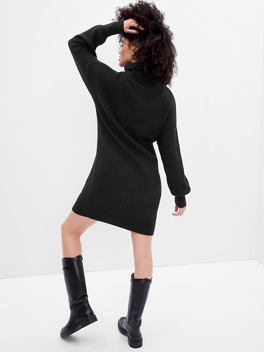 Image number 4 showing, Turtleneck Sweater Dress