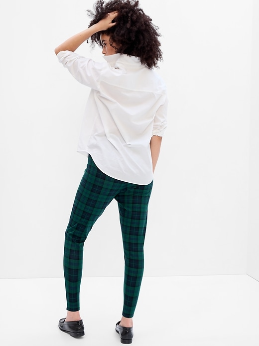 Image number 2 showing, Mid Rise Ponte Leggings in Bi-Stretch