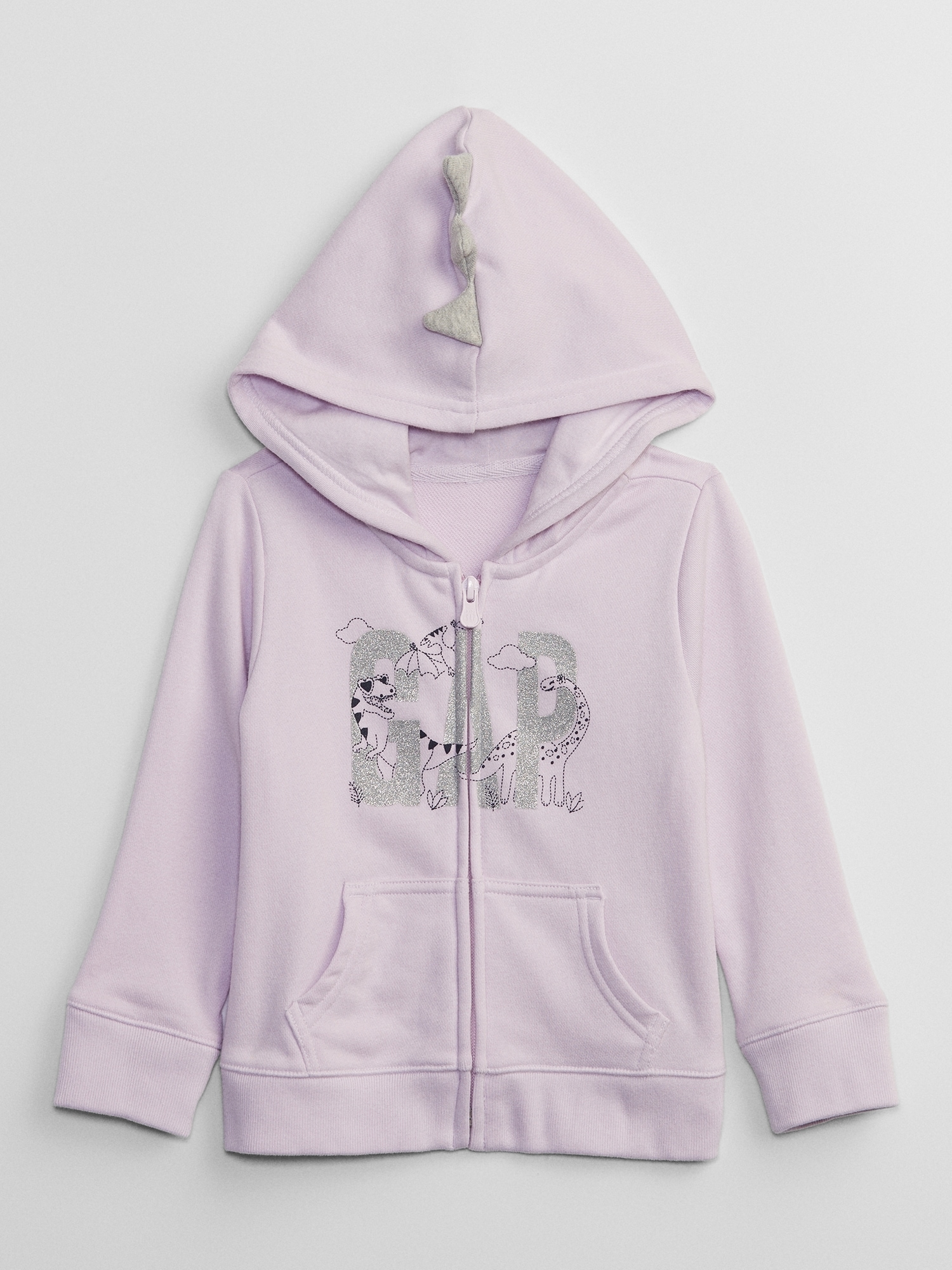 babyGap Logo 3D Dino Zip Hoodie