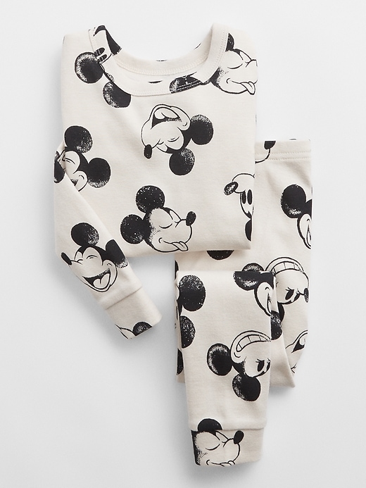 View large product image 1 of 2. babyGap &#124 Disney Mickey Mouse 100% Organic Cotton PJ Set