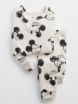 babyGap Disney Mickey Mouse 100 Organic Cotton PJ Set Gap Factory