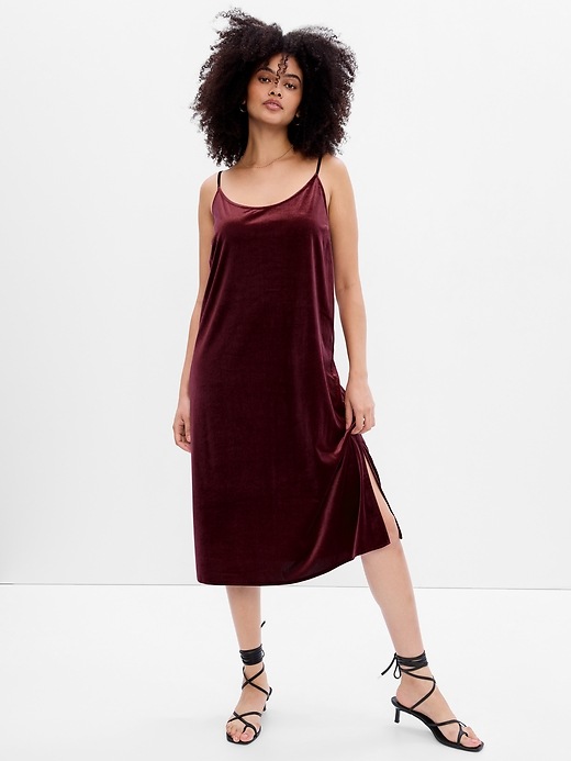 Image number 3 showing, Velvet Midi Dress