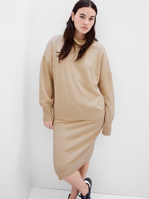 Image number 3 showing, Sweater Midi Skirt