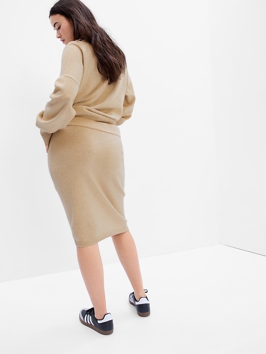 Image number 4 showing, Sweater Midi Skirt