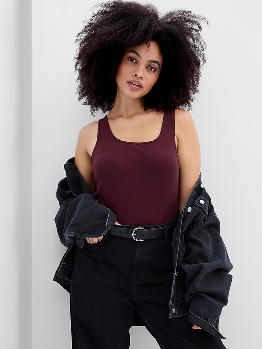 Image number 1 showing, Ribbed Tank Top