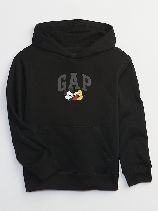 View large product image 1 of 1. GapKids &#124 Disney Mickey Mouse Logo Hoodie