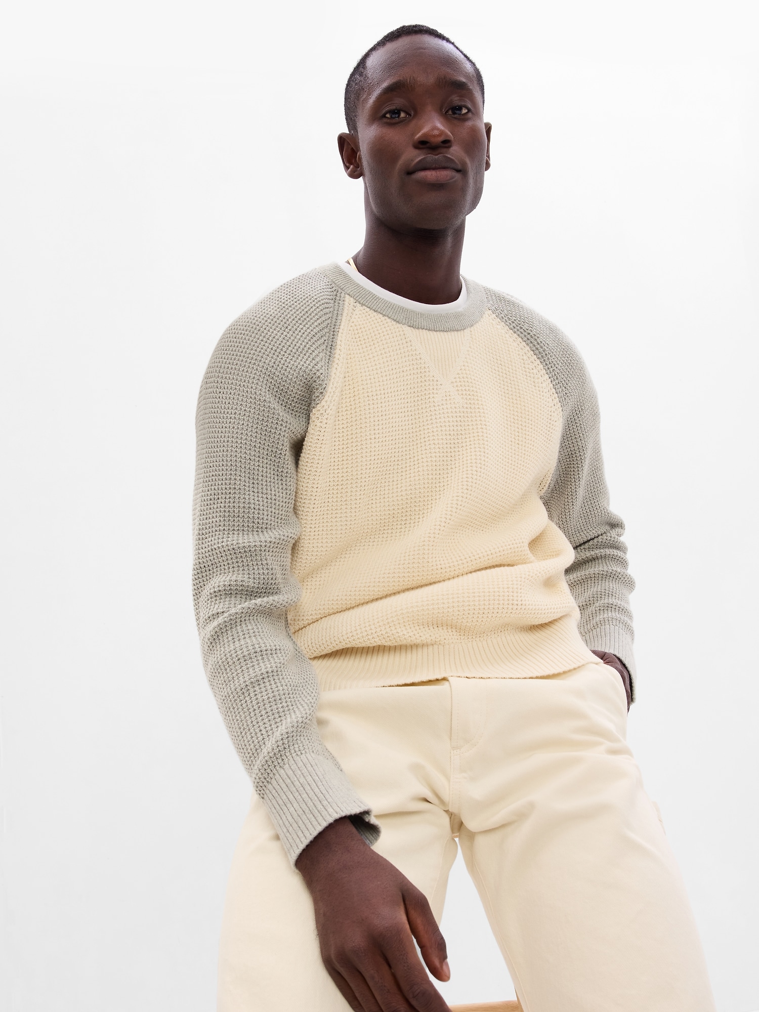 Textured Crewneck Sweater | Gap Factory