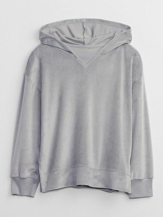 View large product image 1 of 1. Kids Oversized Velour Hoodie