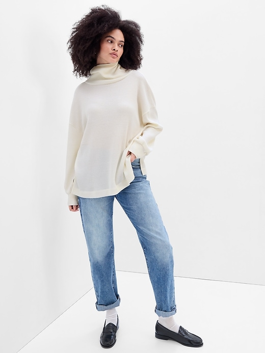 Relaxed Turtleneck Top