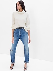 Relaxed Turtleneck Top