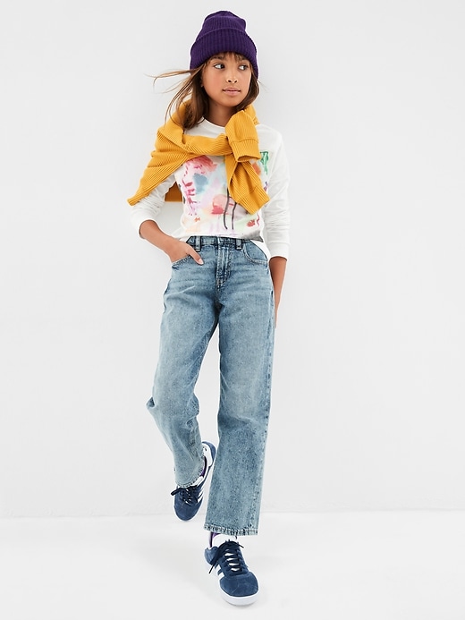Kids High Rise '90s Loose Jeans with Washwell | Gap Factory