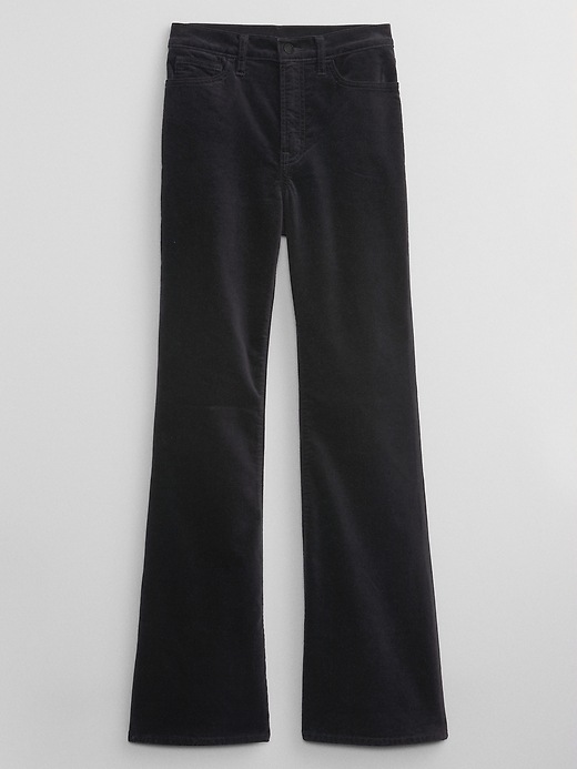 Image number 5 showing, High Rise '70s Flare Velvet Pants with Washwell