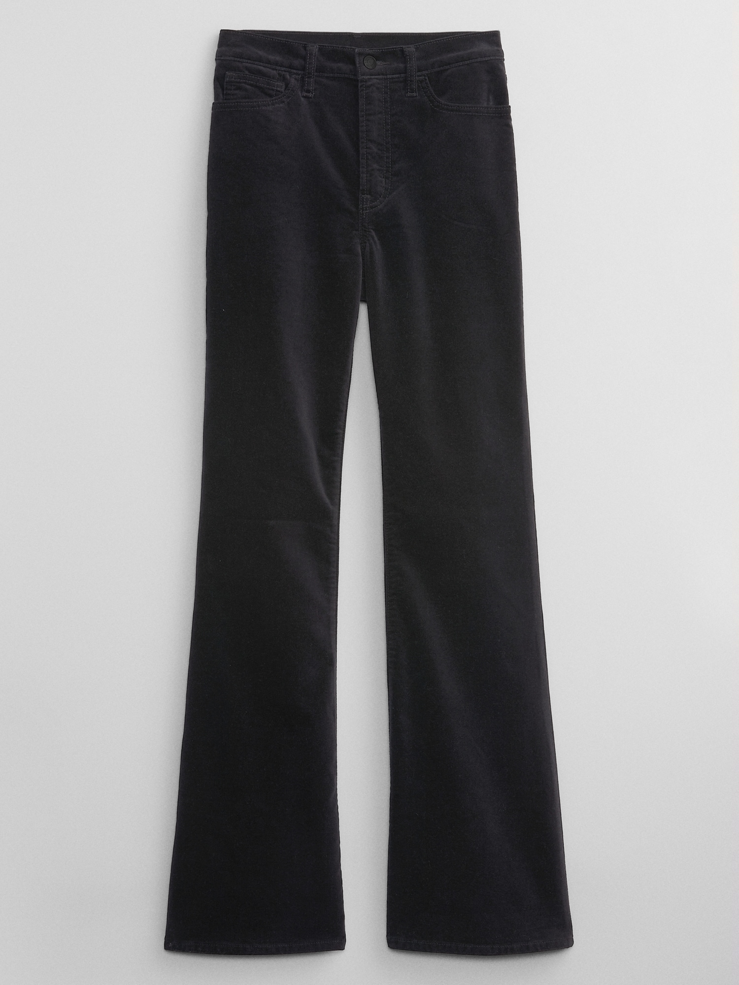 High Rise '70s Flare Velvet Pants with Washwell | Gap Factory