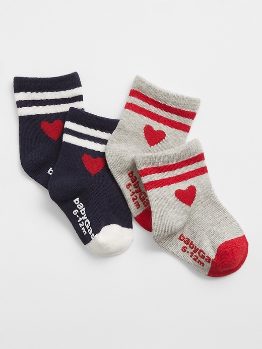 babyGap Valentine's Day Crew Socks (2-Pack)