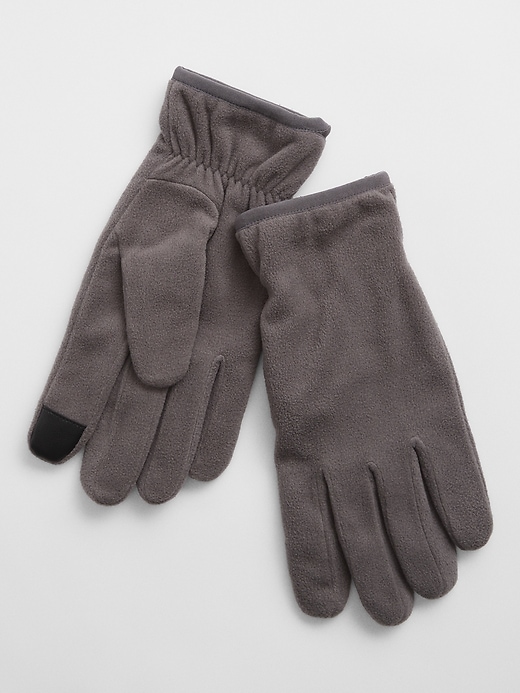 View large product image 1 of 1. Fleece Smartphone Gloves